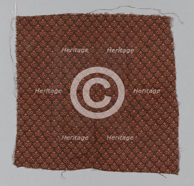 Fragment (Dress Fabric), Near East, 17th/18th century. Creator: Unknown.