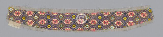 Fragment (Dress Fabric), China, Qing dynasty (1644-1911), 1875/1900. Creator: Unknown.
