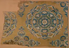 Fragment (Dress Fabric), China, Tang dynasty (A.D. 618-906), late 8th/early 9th century. Creator: Unknown