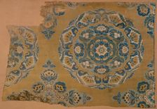 Fragment (Dress Fabric), China, Tang dynasty (A.D. 618-906), late 8th/early 9th century. Creator: Unknown