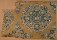 Fragment (Dress Fabric), China, Tang dynasty (A.D. 618-906), late 8th/early 9th century. Creator: Unknown
