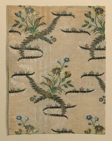 Fragment (Dress Fabric), England, 1750/55. Creator: Unknown