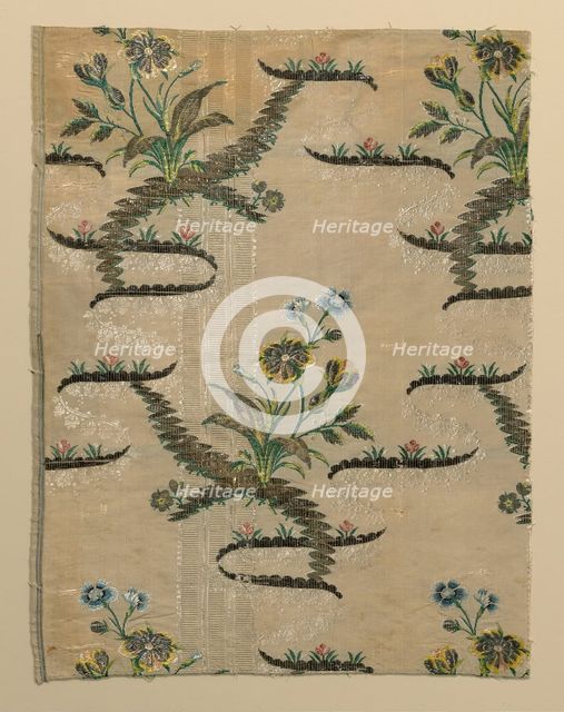 Fragment (Dress Fabric), England, 1750/55. Creator: Unknown.