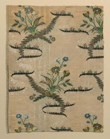 Fragment (Dress Fabric), England, 1750/55. Creator: Unknown