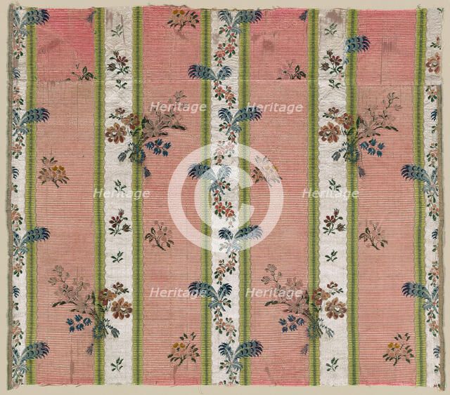 Fragment (Dress Fabric), France, 18th century. Creator: Unknown.