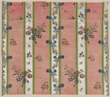 Fragment (Dress Fabric), France, 18th century. Creator: Unknown