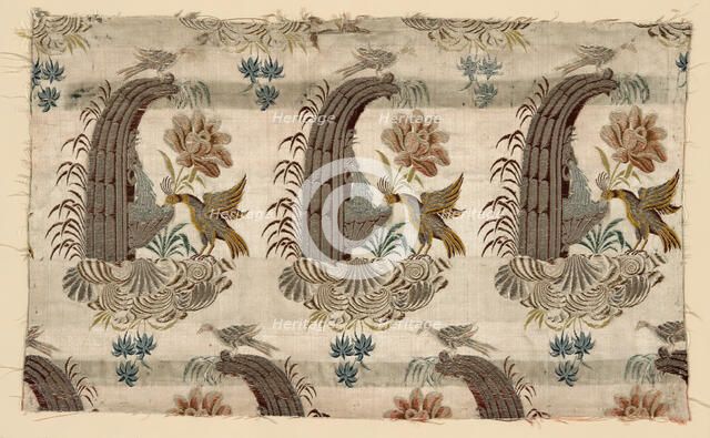 Fragment (Dress Fabric), France, 18th century. Creator: Unknown.