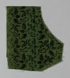 Fragment (Dress Fabric), Italy, 1600/50. Creator: Unknown