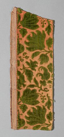 Fragment (Dress Fabric), Italy, 1600/25. Creator: Unknown