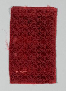 Fragment (Dress Fabric), Italy, 1601/50. Creator: Unknown