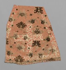 Fragment (Dress Fabric), Italy, 16th/17th century. Creator: Unknown