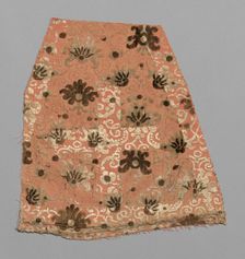 Fragment (Dress Fabric), Italy, 16th/17th century. Creator: Unknown