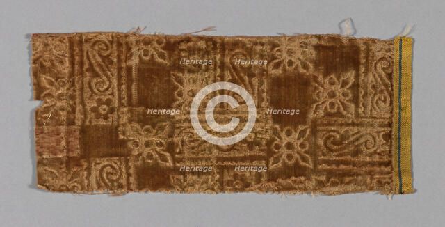 Fragment (Dress Fabric), Italy, 17th century. Creator: Unknown.