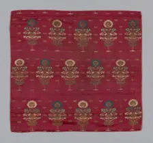 Fragment (Dress Fabric), Iran, 1675/1725. Creator: Unknown