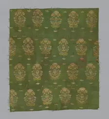 Fragment (Dress Fabric), Iran, 1675/1725. Creator: Unknown