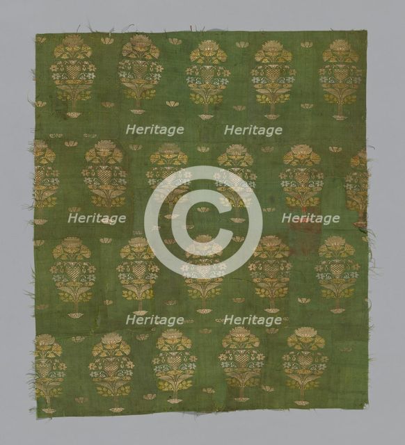 Fragment (Dress Fabric), Iran, 1675/1725. Creator: Unknown.