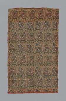Fragment (Dress Fabric), Iran, 1801/50. Creator: Unknown