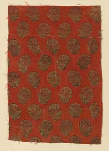 Fragment (Dress Fabric), Iran, 18th century. Creator: Unknown