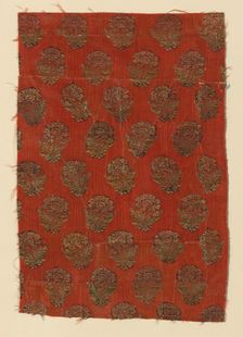 Fragment (Dress Fabric), Iran, 18th century. Creator: Unknown