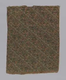 Fragment (Dress Fabric), Iran, 18th century. Creator: Unknown