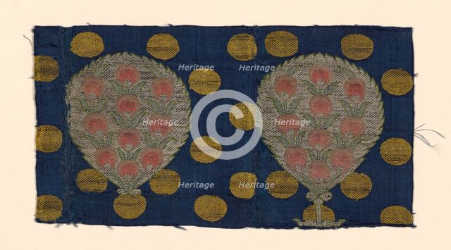 Fragment (Dress Fabric), Iran, 18th century. Creator: Unknown.