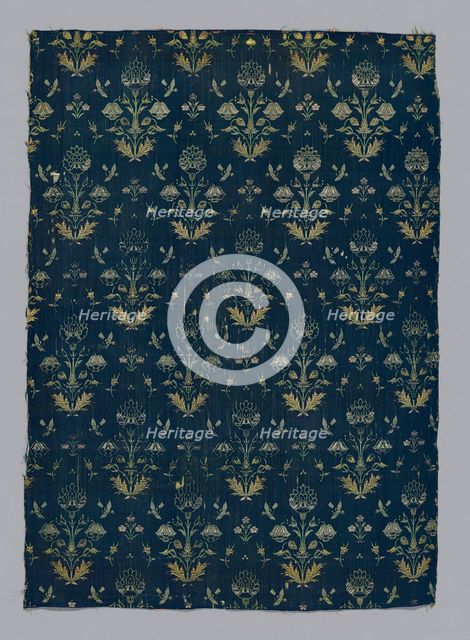 Fragment (Dress Fabric), Iran, 18th century. Creator: Unknown.