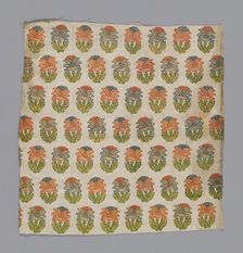 Fragment (Dress Fabric), Iran, 19th century. Creator: Unknown