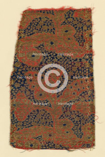 Fragment (Dress Fabric), Iran, 19th century. Creator: Unknown.