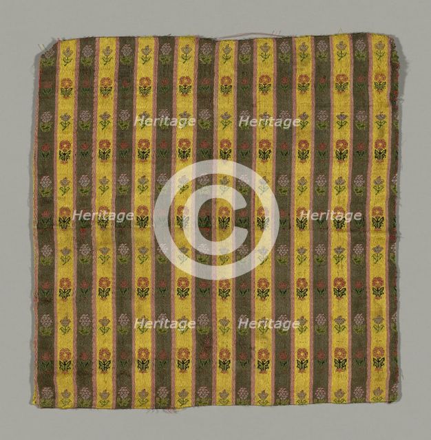 Fragment (Dress Fabric), Persia, 18th/19th century. Creator: Unknown.