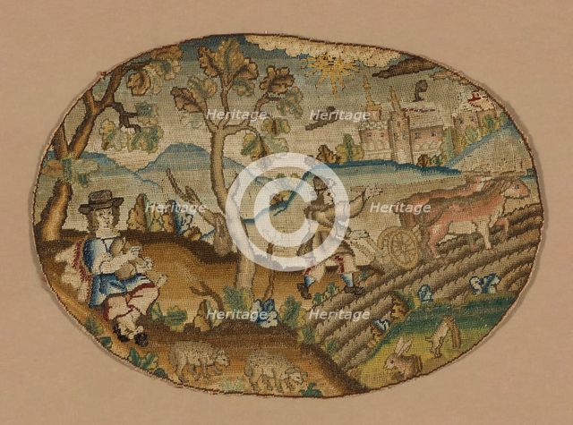 Fragment, England, 17th century. Creator: Unknown.