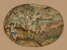 Fragment, England, 17th century. Creator: Unknown