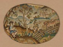 Fragment, England, 17th century. Creator: Unknown