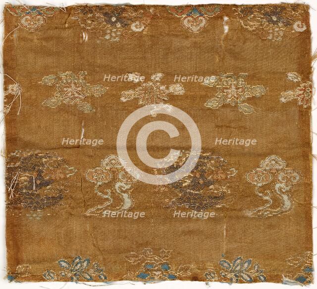 Fragment, early 1700s. Creator: Unknown.