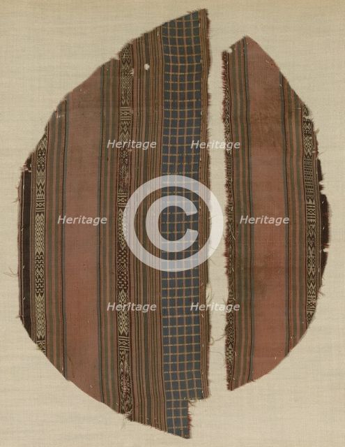Fragment, Egypt, Arab period (641-969)/Fatimid period (969-1171)/Ayyubid period (1171-1250)... Creator: Unknown.