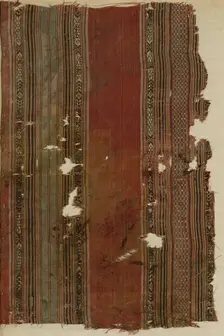 Fragment, Egypt, Arab period (641-969)/Fatimid period (969-1171)/Ayyubid period (1171-1250... Creator: Unknown