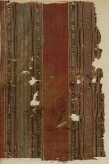 Fragment, Egypt, Arab period (641-969)/Fatimid period (969-1171)/Ayyubid period (1171-1250... Creator: Unknown