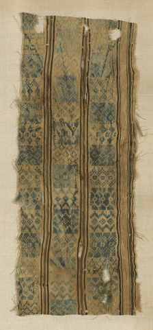 Fragment, Egypt, Ayyubid period (1171-1250)/Mamluk period (1250-1517), 13th century. Creator: Unknown