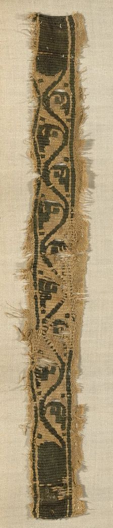 Fragment, Egypt, Greco-Roman period (30 B.C.- 641 A.D.), 4th/5th century. Creator: Unknown