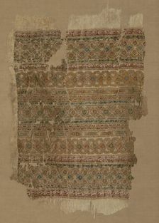 Fragment, Egypt, Fatimid period (969-1171), late 11th/early 12th century. Creator: Unknown
