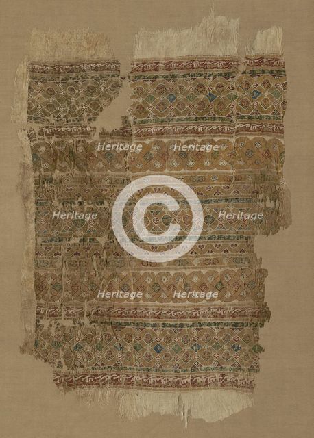 Fragment, Egypt, Fatimid period (969-1171), late 11th/early 12th century. Creator: Unknown.