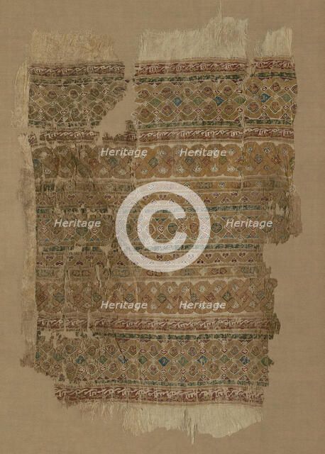 Fragment, Egypt, Fatimid period (969-1171), late 11th/early 12th century. Creator: Unknown.