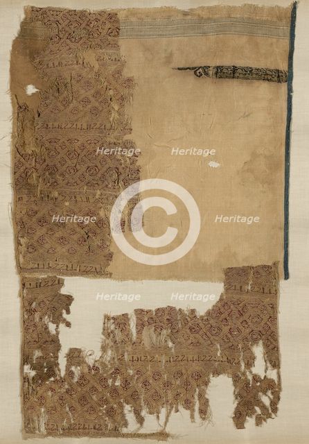 Fragment, Egypt, Late Fatimite (969-1171 A.D.)/ Ayyubid period (1171-1250), 11th/13th century. Creator: Unknown.