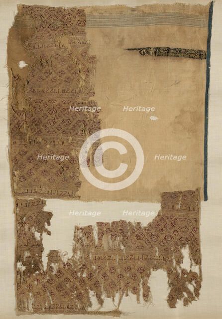 Fragment, Egypt, Late Fatimite (969-1171 A.D.)/ Ayyubid period (1171-1250), 11th/13th century. Creator: Unknown.