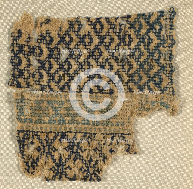 Fragment, Egypt, Mamluk period (1250- 1517), 13th/14th century. Creator: Unknown.