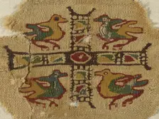 Fragment, Egypt, Roman period (30 B.C.-641 A.D.), 3rd/5th century. Creator: Unknown