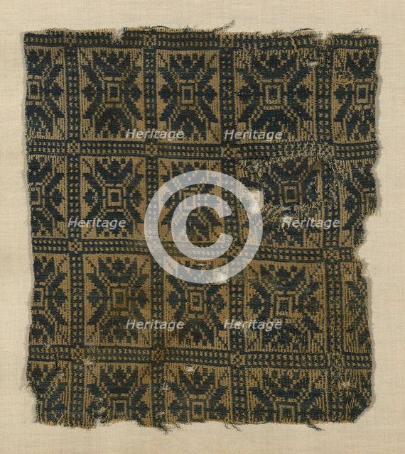 Fragment, Egypt, Roman period (30 B.C.- 641 A.D.), 4th century. Creator: Unknown.