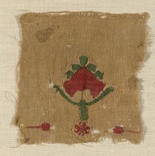 Fragment, Egypt, Roman period (30 B.C.- 641 A.D.), 5th/6th century. Creator: Unknown
