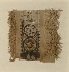 Fragment, Egypt, Roman period (30 B.C.- 641 A.D.), 5th/6th century. Creator: Unknown