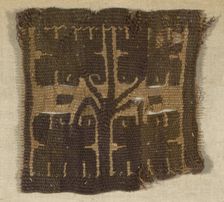 Fragment, Egypt, Roman period (30 B.C.- 641 A.D.), 5th/6th century. Creator: Unknown