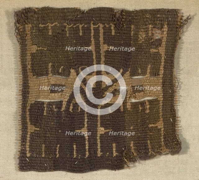 Fragment, Egypt, Roman period (30 B.C.- 641 A.D.), 5th/6th century. Creator: Unknown.